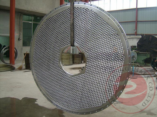 Cylinder Cap Carbon Steel Forgings Rough Machining , 20MnMoNb Alloy Steel Tube Sheet Plate